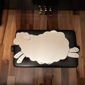 Pottery Barn Kids. Large "mama/papa" lamb mirror. Excellent condition.